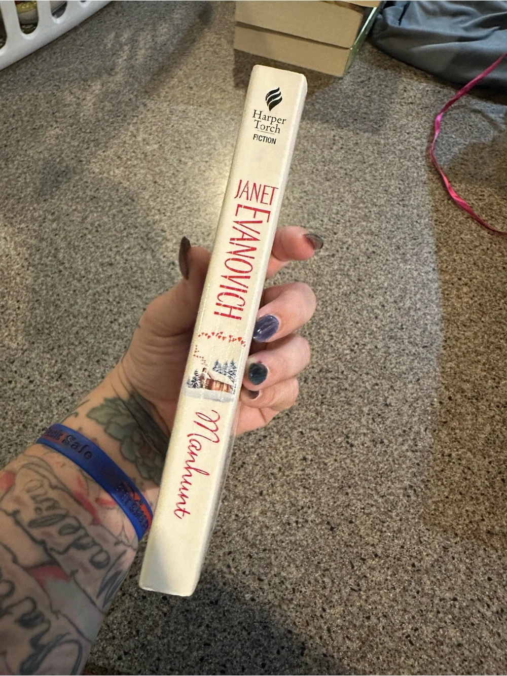 Manhunt Paperback Book - White Cover